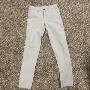 Lululemon Men’s Commission Slim Pant - Silver Drop 29W 32L